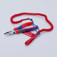 KNIPEX 00 62 10 TR TetheredTool Clips rot (10 Stück)  30 mm