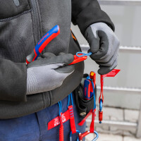 KNIPEX 00 62 10 TR TetheredTool Clips rot (10 Stück)  30 mm