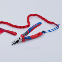 KNIPEX 00 62 10 TR TetheredTool Clips rot (10 Stück)  30 mm