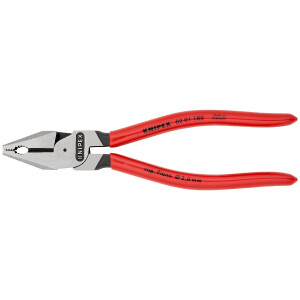 KNIPEX 02 01 180 Kraft-Kombizange mit Kunststoff...