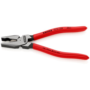 KNIPEX 02 01 200 Kraft-Kombizange mit Kunststoff...