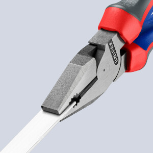 KNIPEX 02 02 200 Kraft-Kombizange mit Comfort-Griffen schwarz atramentiert 200 mm