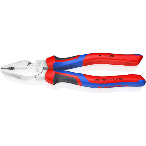 KNIPEX 02 05 200 Kraft-Kombizange mit Comfort-Griffen...