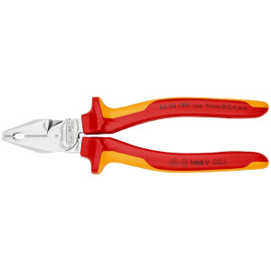 KNIPEX 02 06 180 Kraft-Kombizange isoliert mit...