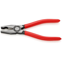KNIPEX 03 01 180 EAN Kombizange mit Kunststoff überzogen schwarz atramentiert 180 mm