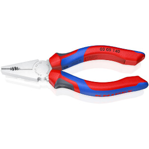 KNIPEX 03 05 140 Kombizange mit Comfort-Griffen verchromt...