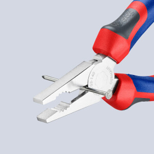 KNIPEX 03 05 140 Kombizange mit Comfort-Griffen verchromt...