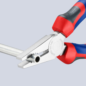 KNIPEX 03 05 140 Kombizange mit Comfort-Griffen verchromt 140 mm
