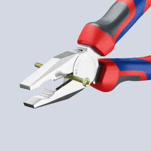 KNIPEX 03 05 160 SB Kombizange mit Comfort-Griffen verchromt 160 mm