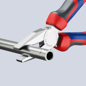 KNIPEX 03 05 160 SB Kombizange mit Comfort-Griffen verchromt 160 mm