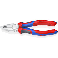 KNIPEX 03 05 180 SB Kombizange mit Comfort-Griffen verchromt 180 mm