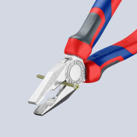 KNIPEX 03 05 180 SB Kombizange mit Comfort-Griffen verchromt 180 mm