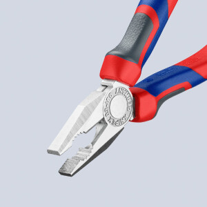 KNIPEX 03 05 180 Kombizange mit Comfort-Griffen verchromt 180 mm