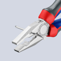 KNIPEX 03 05 200 SB Kombizange mit Comfort-Griffen verchromt 200 mm