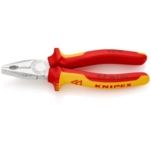KNIPEX 03 06 180 Kombizange isoliert mit...