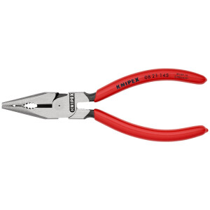 KNIPEX 08 21 145 SB Spitz-Kombizange mit Kunststoff...