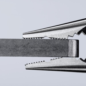 KNIPEX 08 21 145 SB Spitz-Kombizange mit Kunststoff überzogen schwarz atramentiert 145 mm