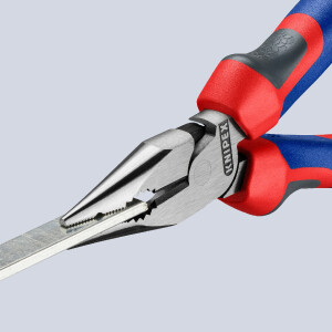 KNIPEX 08 22 145 SB Spitz-Kombizange mit Comfort-Griffen schwarz atramentiert 145 mm