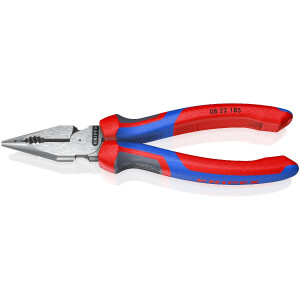 KNIPEX 08 22 185 Spitz-Kombizange mit Comfort-Griffen...