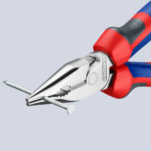 KNIPEX 08 25 145 SB Spitz-Kombizange mit Comfort-Griffen verchromt 145 mm
