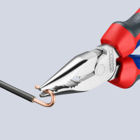 KNIPEX 08 25 145 Spitz-Kombizange mit Comfort-Griffen verchromt 145 mm
