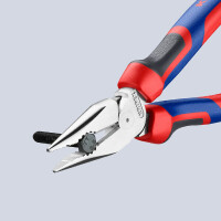 KNIPEX 08 25 185 SB Spitz-Kombizange mit Comfort-Griffen verchromt 185 mm