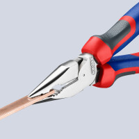KNIPEX 08 25 185 Spitz-Kombizange mit Comfort-Griffen verchromt 185 mm
