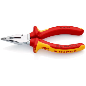 KNIPEX 08 26 145 Spitz-Kombizange isoliert mit...