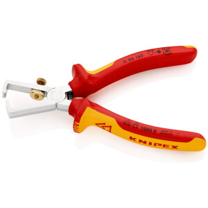 KNIPEX 11 06 160 Abisolierzange mit Öffnungsfeder,...