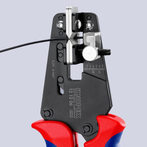 KNIPEX 12 12 06 Präzisions-Abisolierzange mit...