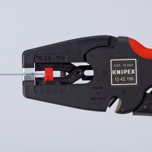 KNIPEX 12 42 195 SB MultiStrip 10 Automatische Abisolierzange 195 mm