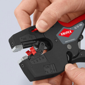 KNIPEX 12 72 190 SB NexStrip® Elektriker-Multiwerkzeug mit rutschhemmenden Kunststoff-Hüllen 190 mm