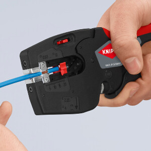 KNIPEX 12 72 190 SB NexStrip® Elektriker-Multiwerkzeug mit rutschhemmenden Kunststoff-Hüllen 190 mm