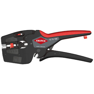 KNIPEX 12 72 190 SB NexStrip® Elektriker-Multiwerkzeug mit rutschhemmenden Kunststoff-Hüllen 190 mm