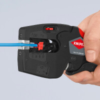 KNIPEX 12 72 190 SB NexStrip® Elektriker-Multiwerkzeug mit rutschhemmenden Kunststoff-Hüllen 190 mm