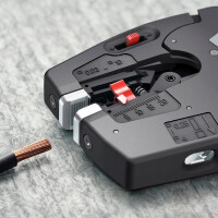 KNIPEX 12 72 190 NexStrip® Elektriker-Multiwerkzeug mit rutschhemmenden Kunststoff-Hüllen 190 mm
