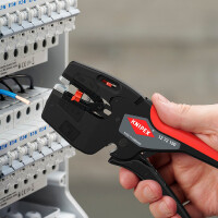 KNIPEX 12 72 190 NexStrip® Elektriker-Multiwerkzeug mit rutschhemmenden Kunststoff-Hüllen 190 mm