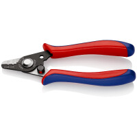 KNIPEX 12 82 130 SB Abisolierzange für Glasfaserkabel mit Mehrkomponenten-Hüllen brüniert 130 mm