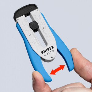KNIPEX 12 85 110 SB Abisolierwerkzeug für Glasfaserkabel  190 mm