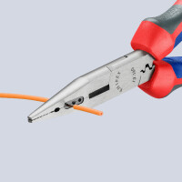 KNIPEX 13 02 160 Verdrahtungszange mit Comfort-Griffen schwarz atramentiert 160 mm