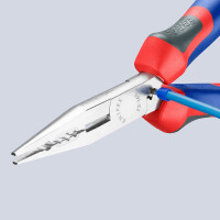 KNIPEX 13 05 160 Verdrahtungszange gummierter Griff verchromt 160 mm