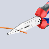 KNIPEX 13 05 160 Verdrahtungszange gummierter Griff verchromt 160 mm