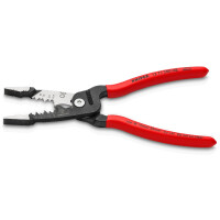 KNIPEX 13 71 200 ME Multifunktions-Elektrikerzange metrisches Modell mit Kunststoff überzogen schwarz atramentiert 200 mm