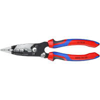 KNIPEX 13 72 8 WireStripper Multifunktions-Elektrikerzangen amerikanisches Modell mit Comfort-Griffen schwarz atramentiert 200 mm