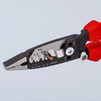 KNIPEX 13 72 8 WireStripper Multifunktions-Elektrikerzangen amerikanisches Modell mit Comfort-Griffen schwarz atramentiert 200 mm