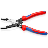 KNIPEX 13 72 8 WireStripper Multifunktions-Elektrikerzangen amerikanisches Modell mit Comfort-Griffen schwarz atramentiert 200 mm