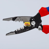 KNIPEX 13 72 8 WireStripper Multifunktions-Elektrikerzangen amerikanisches Modell mit Comfort-Griffen schwarz atramentiert 200 mm