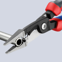 KNIPEX 13 82 200 SB Elektro-Installationszange mit Comfort-Griffen schwarz atramentiert 200 mm