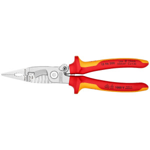 KNIPEX 13 96 200 SB Elektro-Installationszange isoliert...