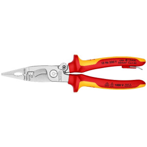 KNIPEX 13 96 200 T BK Elektro-Installationszange isoliert...